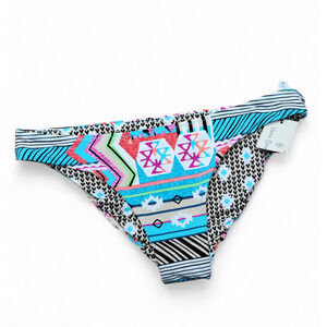 NWT Vera Bradley Desert Geo Reversible Bikini Bottom Multicolor Size S (4-6)